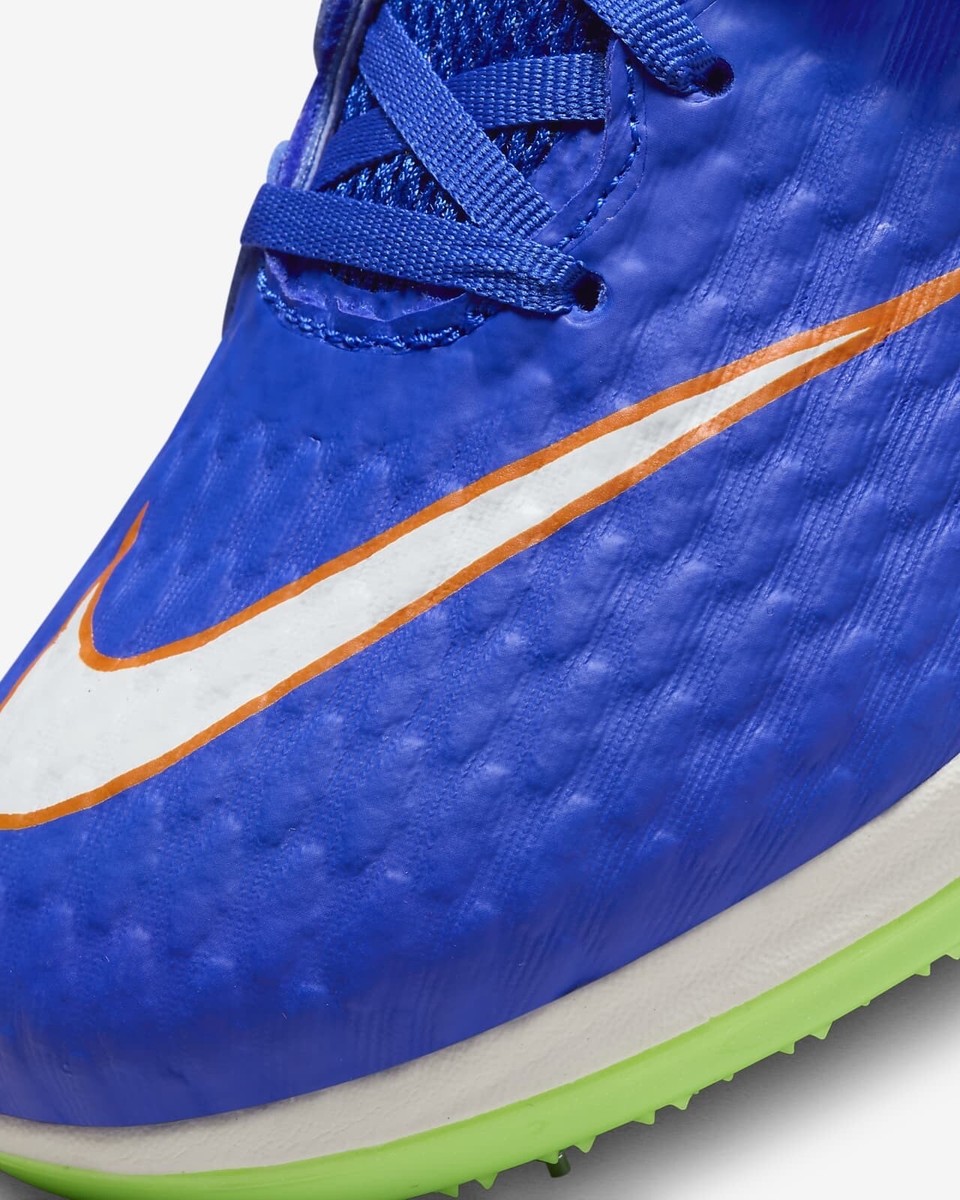 NIKE HJ High Jump Elite Track Spikes Mens Size 8.5‎ Racer Blue White Lime Nby Nike HJ High Jump Elite Racer Blue Lime Track Spikes NBY  main image 4