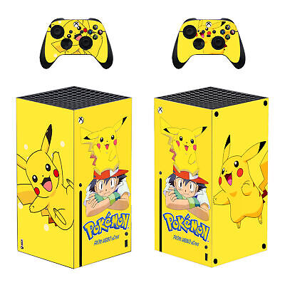 Pokemon Pikachu Xbox Series X Skin Cartoon Anime XSX Sticker Camouflage  Game Console Protective Film for Xbox Series X Sticker - AliExpress