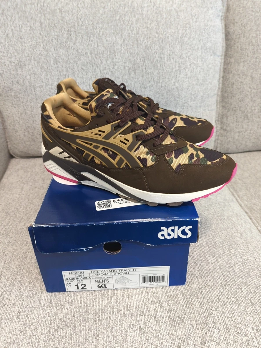 A Bathing Ape x ASICS Gel Kayano Trainer Brown Camo for Sale