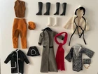 Vtg BARBIE clone clothes, accessories Mod Hong Kong Donut Snaps, Boots, Ex. Cond