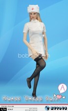 ZY Toys 1/6 Female Sexy Nurse Dress Suit Set White xFIT For Kumik Phicen Body