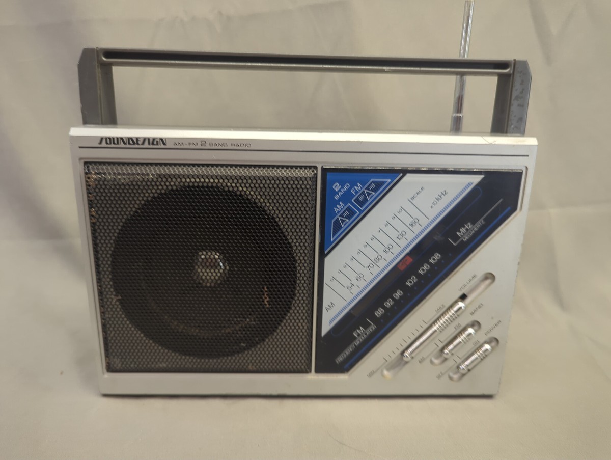 ギター ABC antiques Radio Soundesign 2211 Vintage Radio Portable AM FM Stereo | eBay