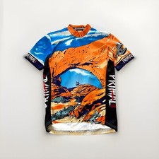 VTG PRIMAL WEAR Cycling Men's Jersey SIZE L Arches Utah MADE IN USA