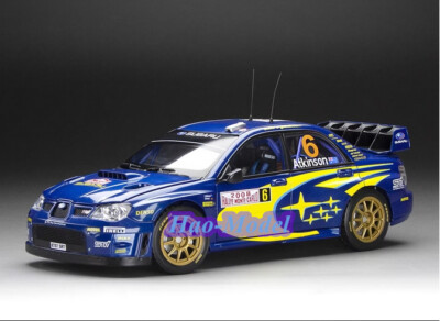 Sunstar 1:18 Subaru Impreza WRC07 #6 Model Car Diecast Metal Ornaments Display