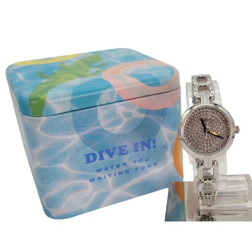 Stainless Crystal Dial 24mm Watch 