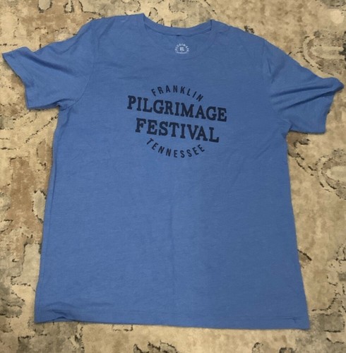Pilgrimage Music Festival 2017 blaues T-Shirt XL - Justin Timberlake/Eddie Vedder