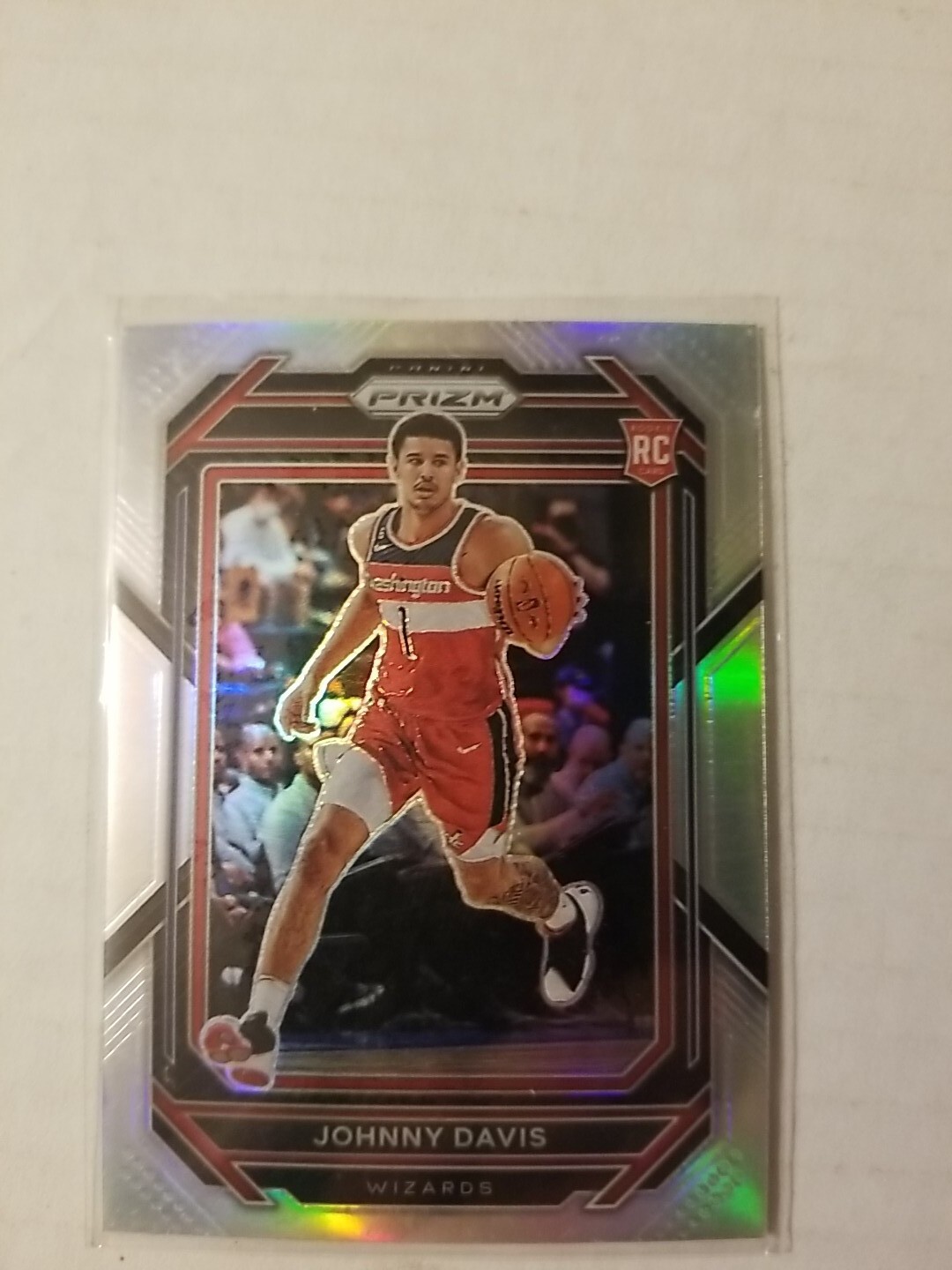 2022-23 Panini Prizm Silver Prizm - #231 Johnny Davis (RC) - Washington Wizards