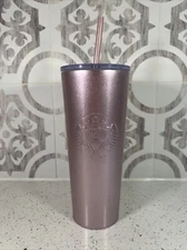Starbucks Sparkling Pink 2019 Stainless Steel Cold Cup Tumbler 20oz