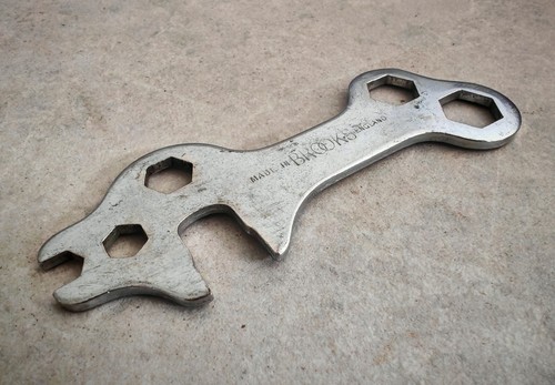Vintage BROOKS England Bicycle Multi-Size Spanner Wrench – 12.5cm – Used - Picture 6 of 8