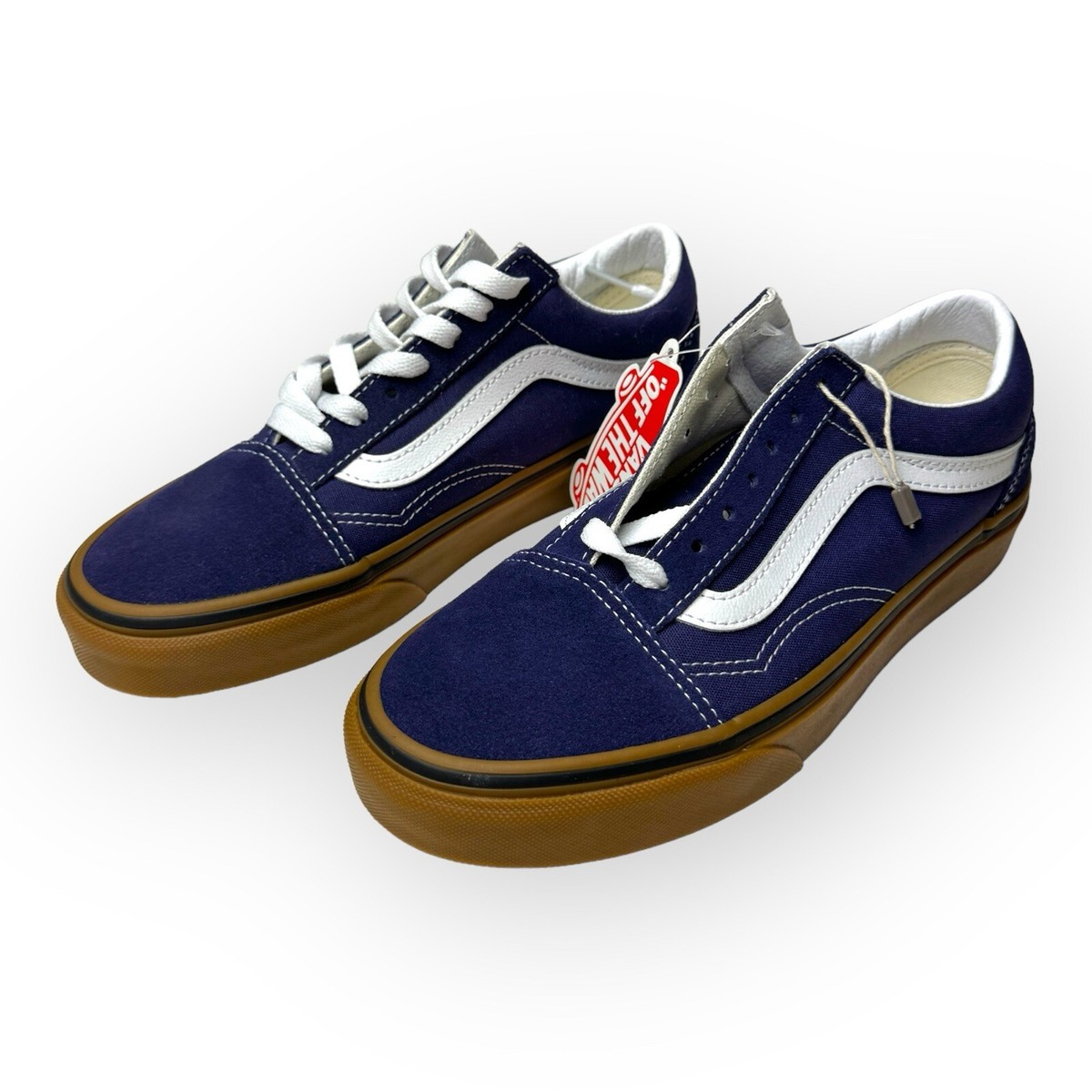 【Vans】ブルー Premium Old Skool Gum スニーカー Premium Old Skool Gum Shoe in Crystal Blue / Gum | Vans