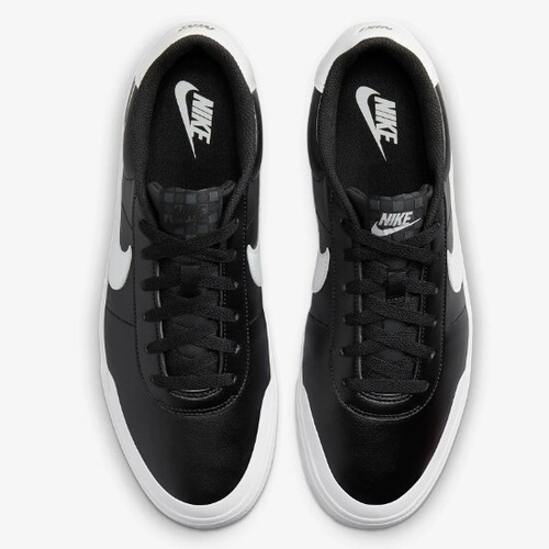 Nike Court Shot Leather 'Black/White' (FQ8146-002) Expeditedship - 第 3/8 張圖片