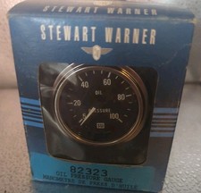Stewart Warner 82323 Oil Pressure Gauge