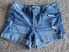 Girls 16 So Favorite Shortie Distressed Jean Shorts