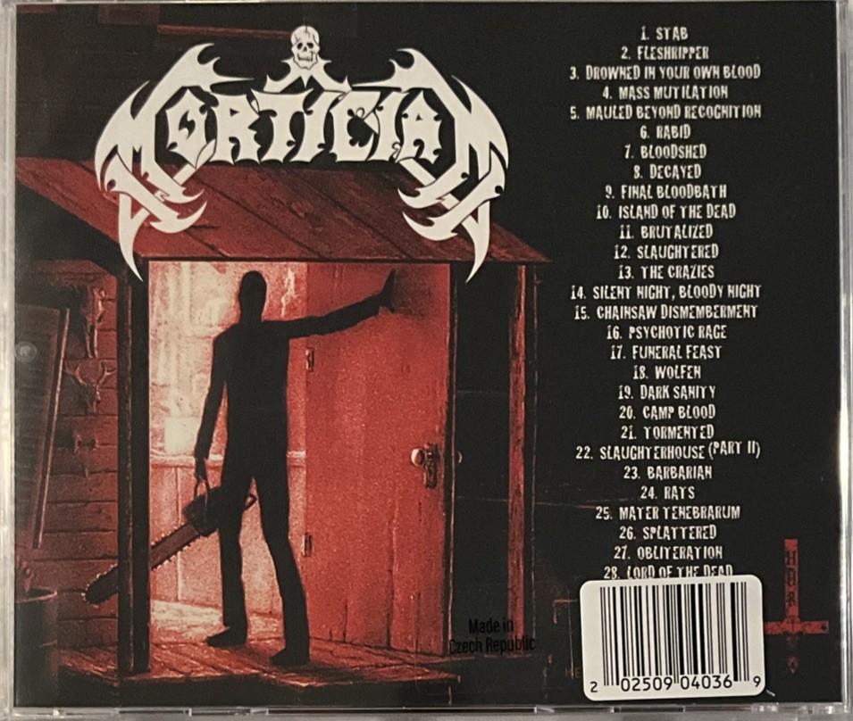 Mortician - Chainsaw Dismemberment CD 2025 Hells Headbangers [BLUE