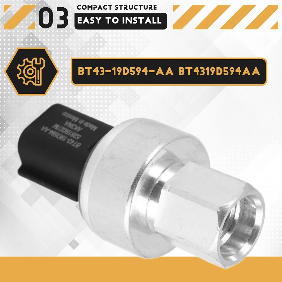 BT4319D594AA A/C Pressure  Sensor Air Conditioning Pressure Sensor for  4064 - Image 4 of 4