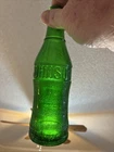 Vintage Johnson Embossed Green Soda Bottle By Coca-Cola Statesville, NC ROOT 👀