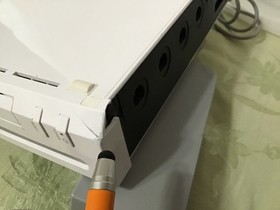 Wii nintendo console & accessories, remote, wheels, nunchuck, power cord,, works