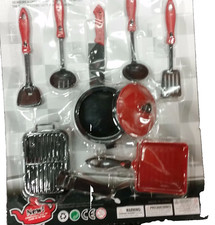 Little Chef 10 pc PRETEND PLAY KITCHENWARE SET, SHIPPING is from USA.