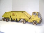 Tonka Bottom Dump Truck and Trailer Metal Vintage 1960s Pressed Steel