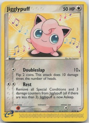 Jigglypuff Common Team Magma vs Team Aqua 41/95 MP