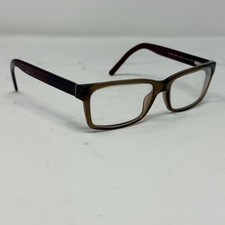 Burberry Eyeglasses Frames B2108 3302 Italy Brown Red 52-16-140 Maroon Temples