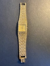 Vintage Regis Quartz Gold Tone Nugget Watch