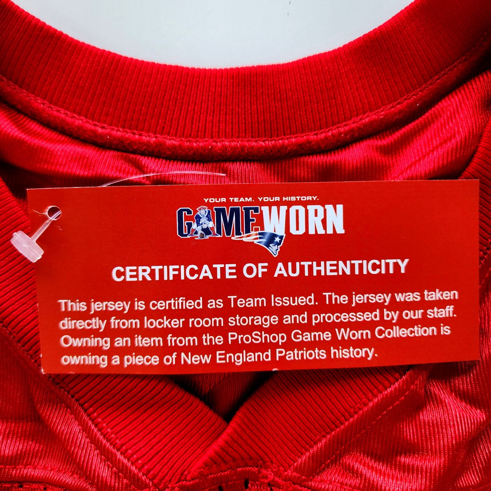 Vtg NEW ENGLAND PATRIOTS Practice Jersey DAMON HUARD Size XXL Team Issued Worn thumbnail 3