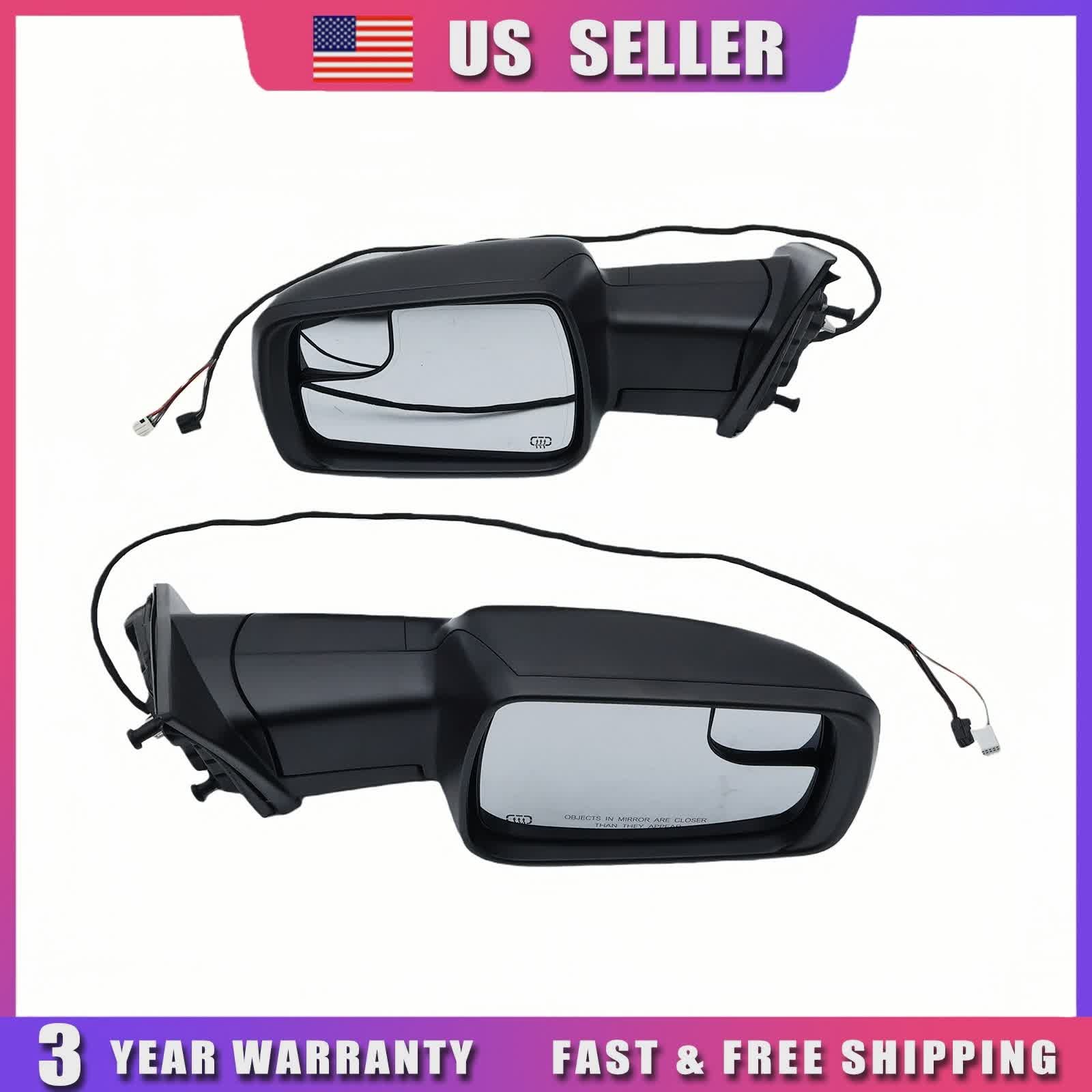 Mirrors w/Heated Turn Signal Left & Right Side For 2019-2024 Ram 1500 Pair thumbnail 15