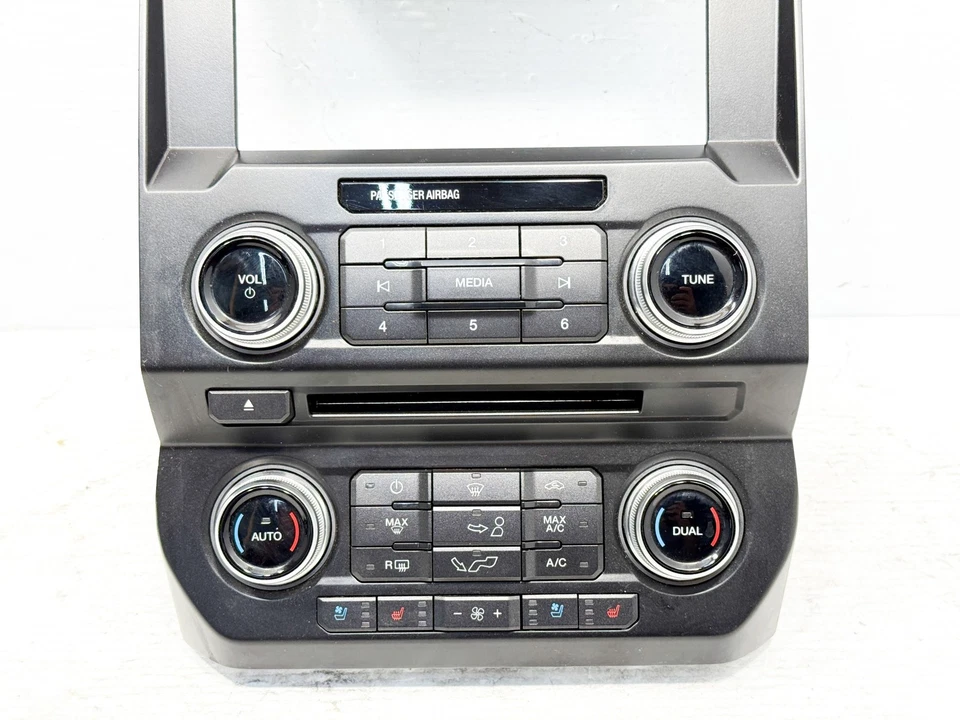 Ford F150 2018 radio climatización panel de pantalla de tablero JL3T-18E245-ADE OEM Foto 2 de 4