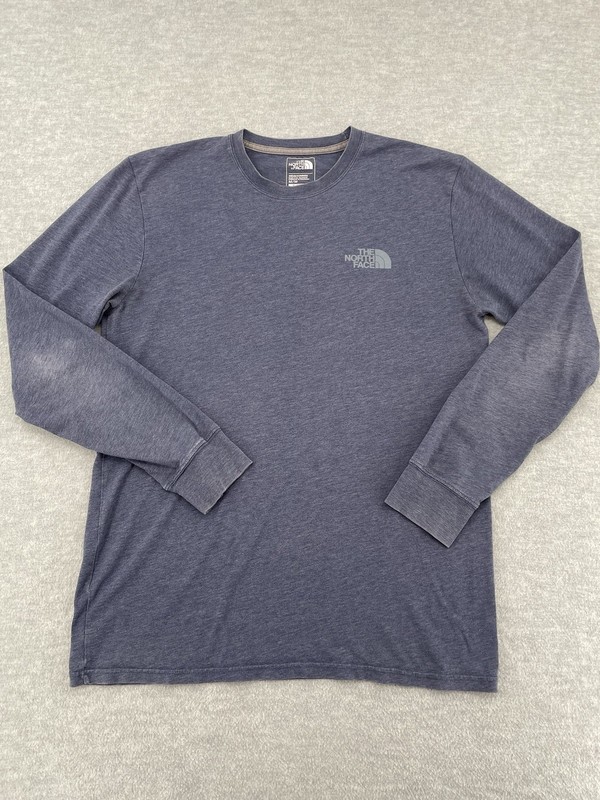 Columbia Shirt Adult Medium Blue Long Sleeve Tee Outdoors Men
