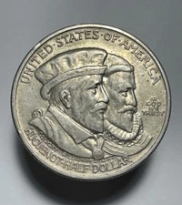 1924 Huguenot Silver Commemorative Half Dollar -0844