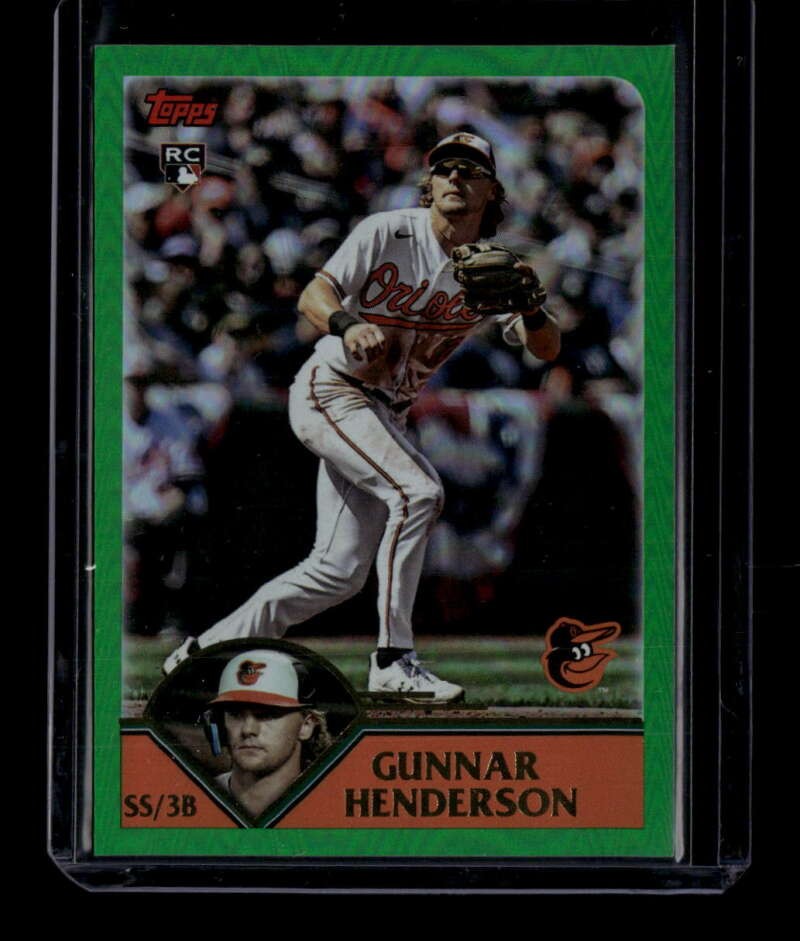 2023 Topps Archives Green 202 Gunnar Henderson Rookie 34/99