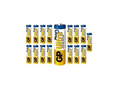 16x GP Ultra Plus AA Batteries Alkaline Bulk Wholesale Packaged Exp. 2030