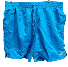 New With Tags NIKE Essential Logo Lap 7" 3 Pocket Swimming Trunks Shorts Size XL