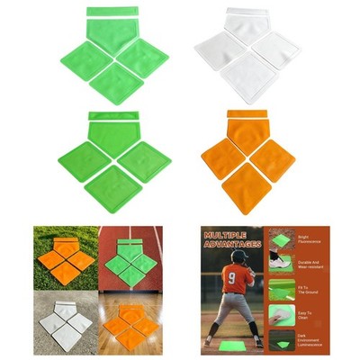 5-teiliges Baseball-Basen-Set zum Abwerfen von Bases für Baseball und