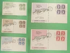 DR WHO 1962 CANADA 5 FDC TAGGED QEII BLOCK SAFACAN R54848