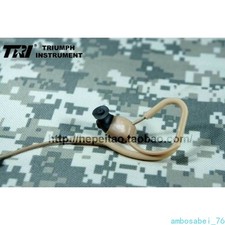 TRI M3 4-Pole Connector Tactical Eardrum In-Ear Headphones Skin Color 
