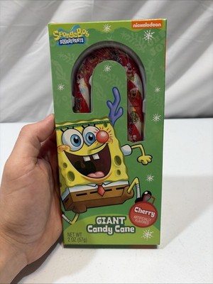 Spongebob Squarepants Nickelodeon Giant Christmas Candy Cane Rare