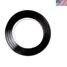 Creative Start Glossy Black Art Tape - Versatile Self-Adhesive Drafting Tape