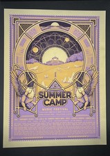 Summer Camp Music Festival 2018 Metallic Super Deluxe Concert Poster Scamp