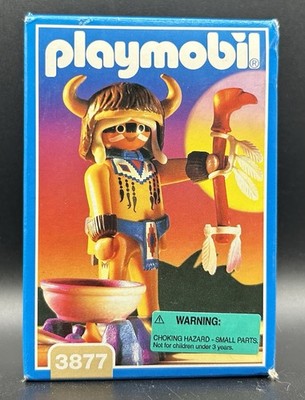 Playmobil 3877 Medicine Man 9PC Set 1996 -NEW/SEALED