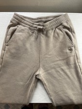 Abercrombie Fitch Kids 11/12 Light Brown Fleece Pull-on Slim Sweatpants