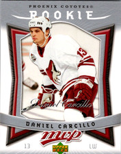 Daniel Carcillo 2007-08 Upper Deck MVP Rookie Card #316