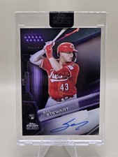 Sal Stewart 2026 Topps Chrome Black  Purple /75 Rookie AUTO Refractor RC