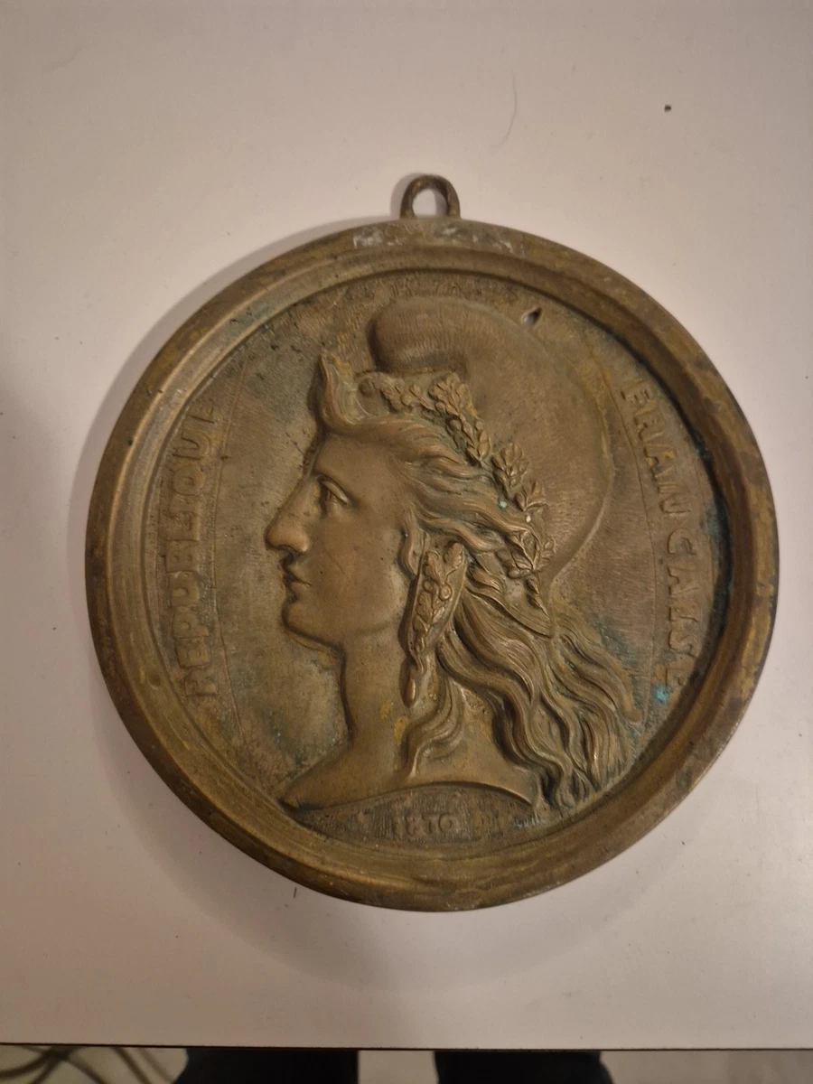 POUR COLLECTION ANCIEN Bouchon Tete Guerrier Platre Signe C. Lignani M