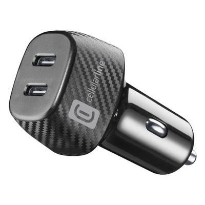 Cellular Line CBRUSB2PD40WK MULTIPOWER DUO 40W Black Charger