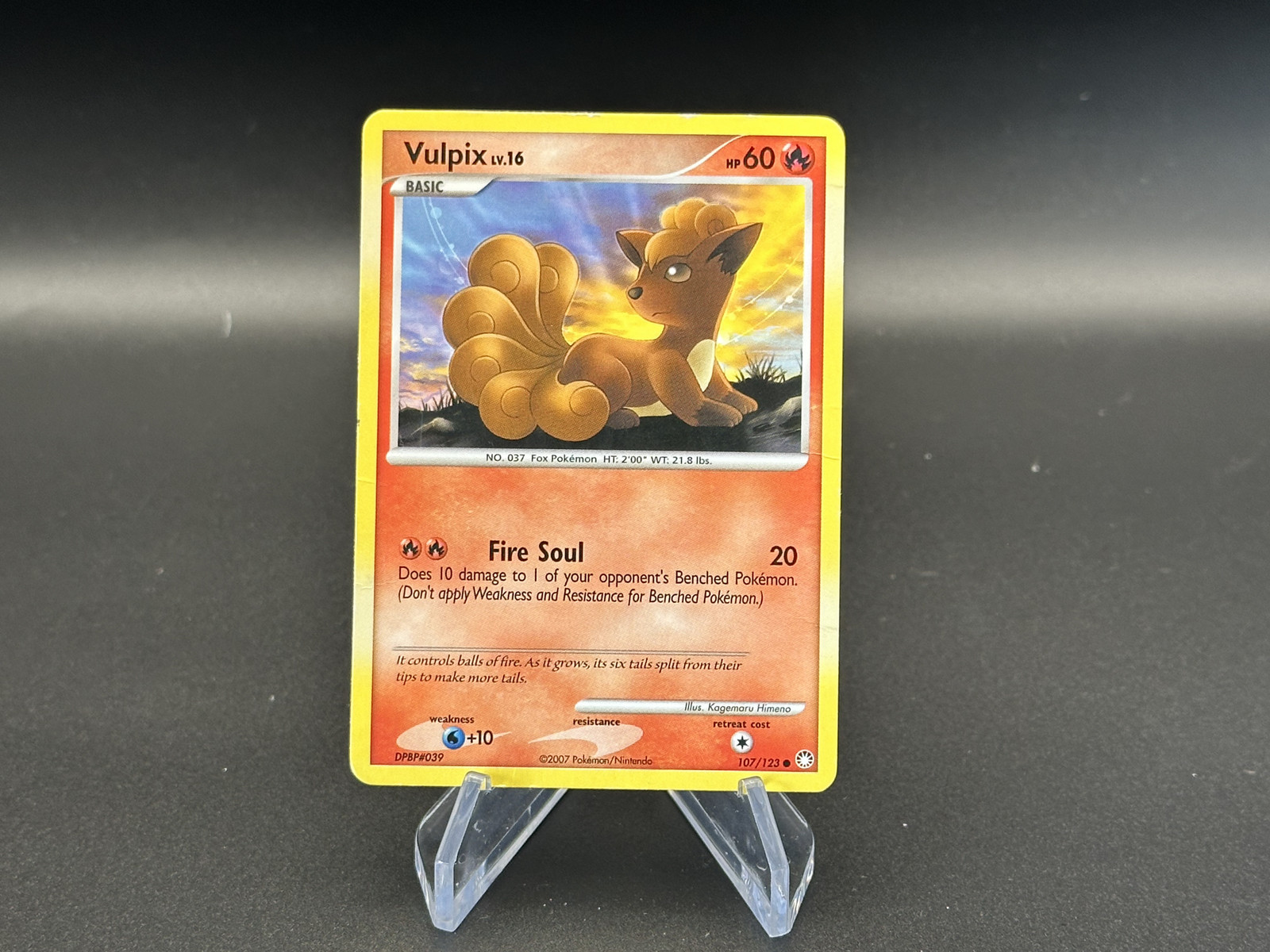 Vulpix - 107/123 Mysterious Treasures - Pokémon TCG - 2007