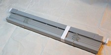 Cordless vinyl mini blinds Gray 22.5"W X 48"H