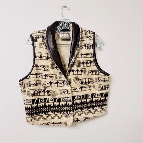 Wrangler, vintage Wrangler Western Wear fleece vest Women’s Size XL