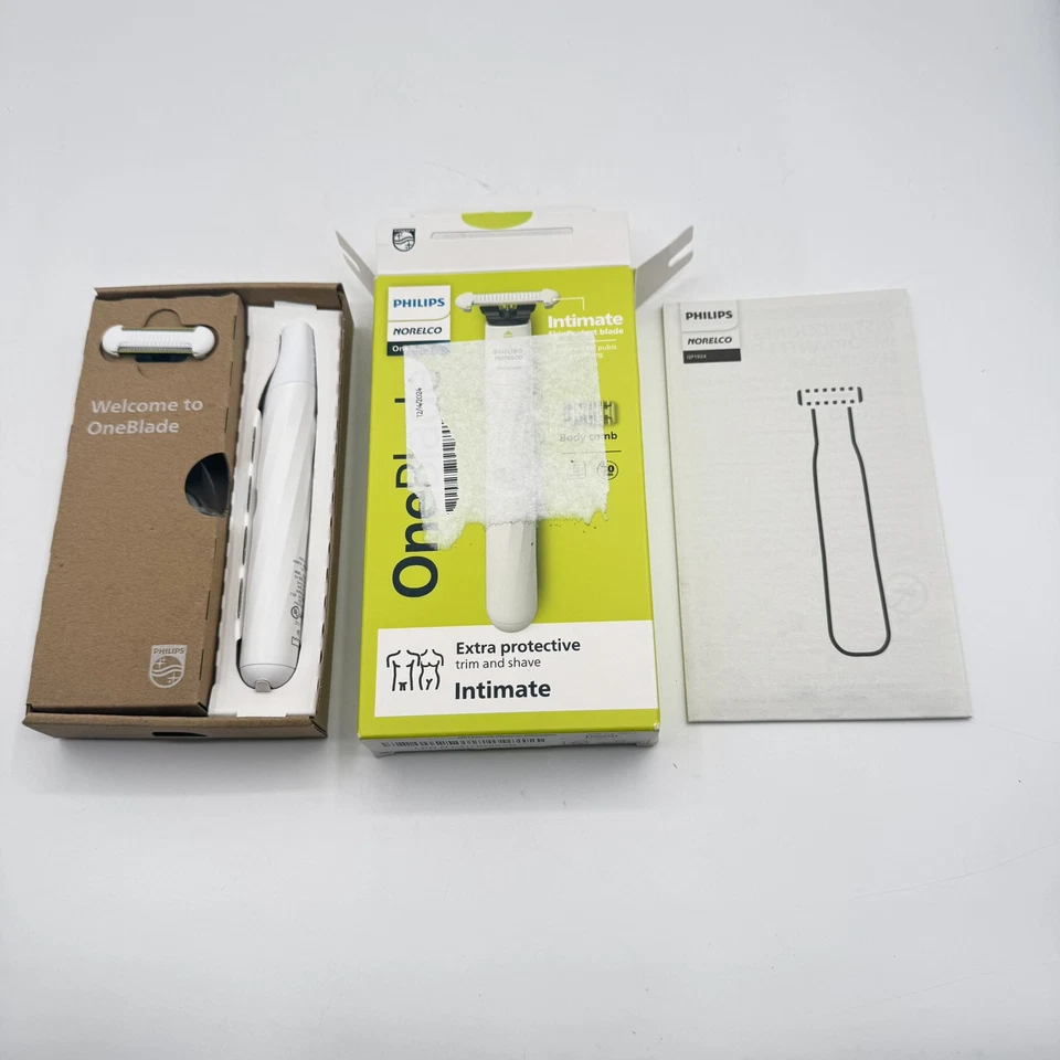 Philips OneBlade First Shave QP1924 Borde y afeitado extra protector íntimo Foto 2 de 4